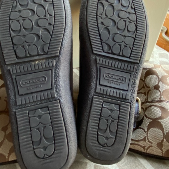 Coach Tinah Khaki Boots Size 6M - Picture 4 of 9